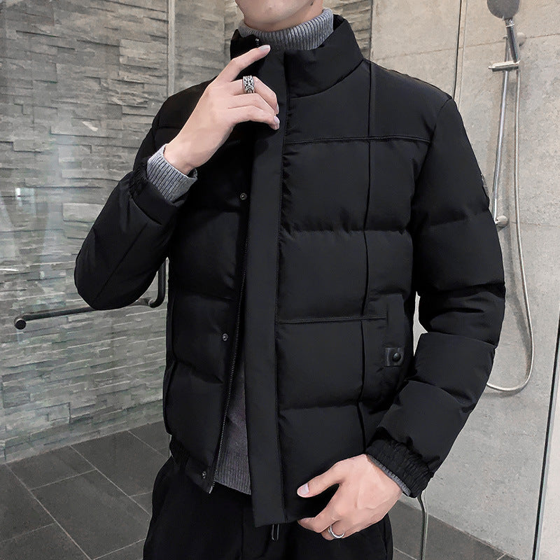 Winter men's cotton casual clothes menStand-up collar