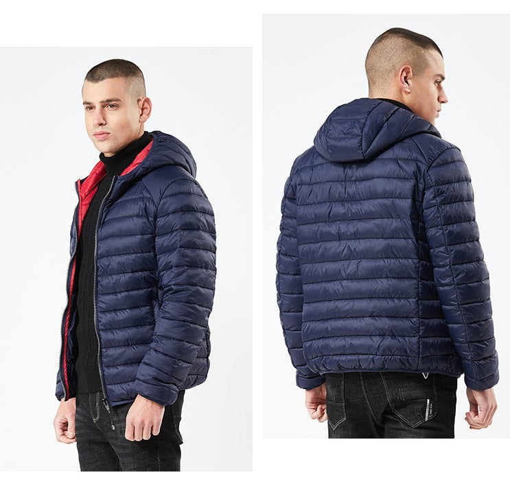 Simple lightweight warm cotton hoodie
