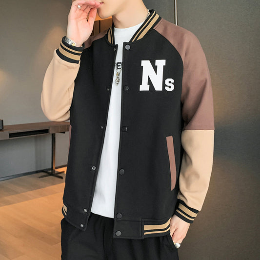 Trendy Herrenjacke Mantel Baseballuniform