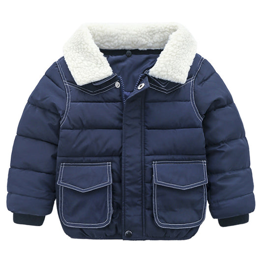 Simple Cotton Coat Baby Coat Baby Padded Coat