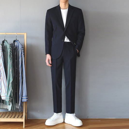 Men's Suits, Formal Wear, Casual Korean Style Autumn Professional Fit