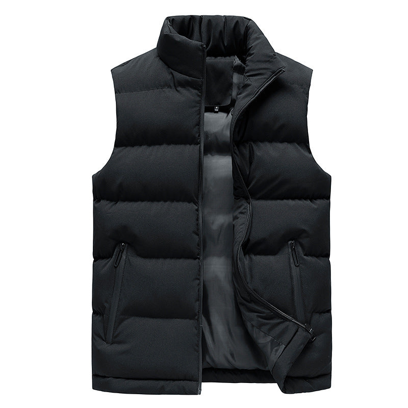 Slim-Fit Vest Down Cotton Vest Men's Warm Vest