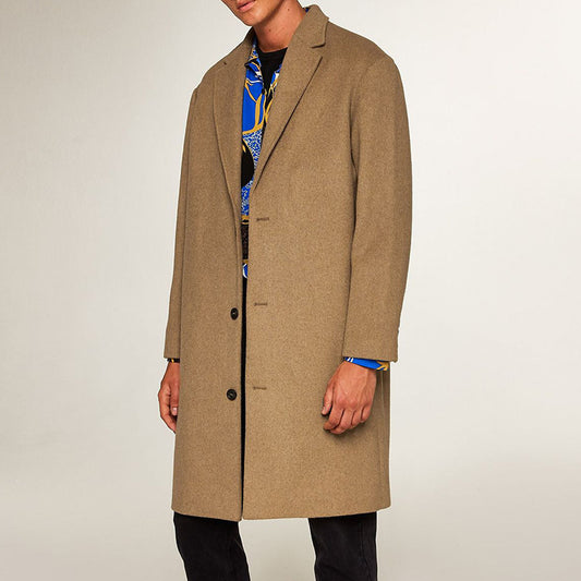 New British Men's Windbreaker Woolen Jacket