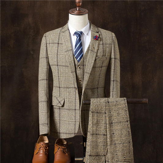 Men three Piece Suit Set