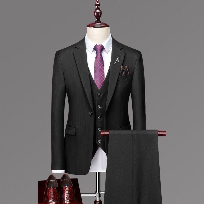Casual Formal Plaid Suit