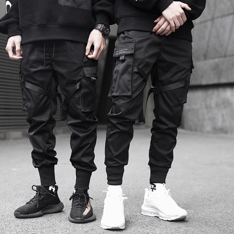 Functional Wind Pocket Trousers Men Leisure Trousers