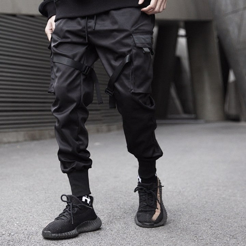 Functional Wind Pocket Trousers Men Leisure Trousers
