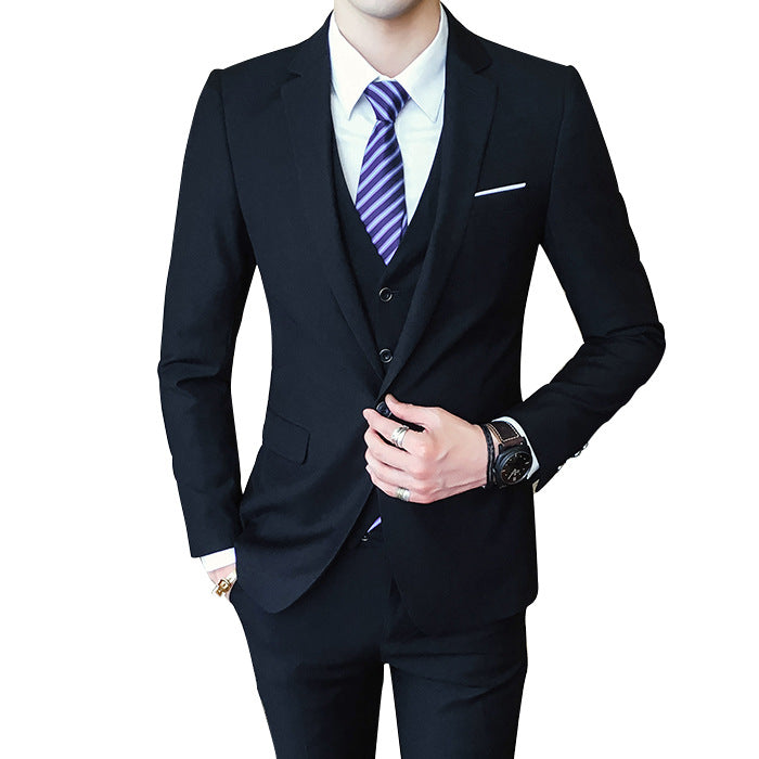 Four-piece Suit Men's Slim Business Suit