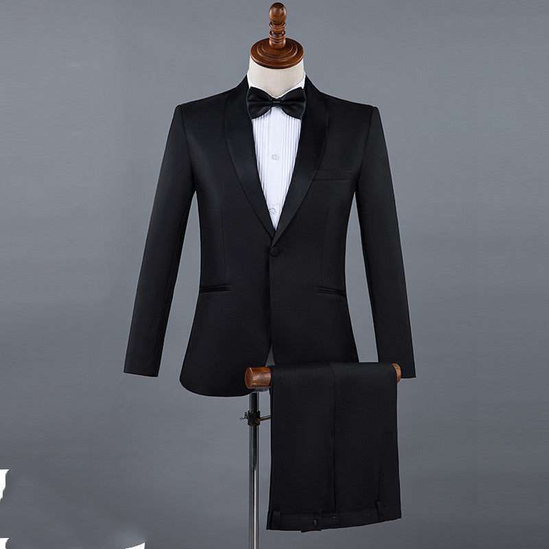 Men'S New Personality single-breasted button Suit