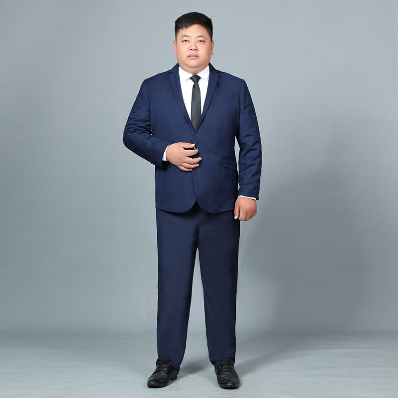 Plus Fat Plus Size Men's Suit Jacket Business Fat Suit