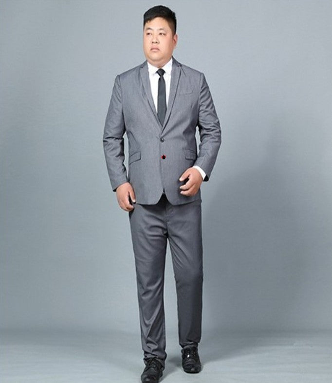 Plus Fat Plus Size Men's Suit Jacket Business Fat Suit