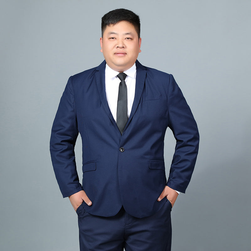 Plus Fat Plus Size Men's Suit Jacket Business Fat Suit