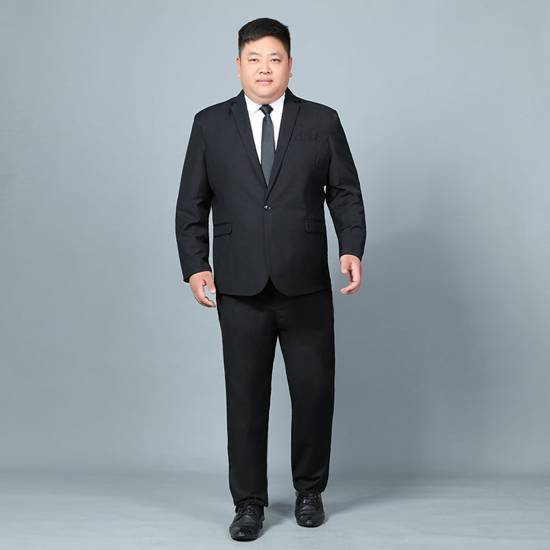 Plus Fat Plus Size Men's Suit Jacket Business Fat Suit