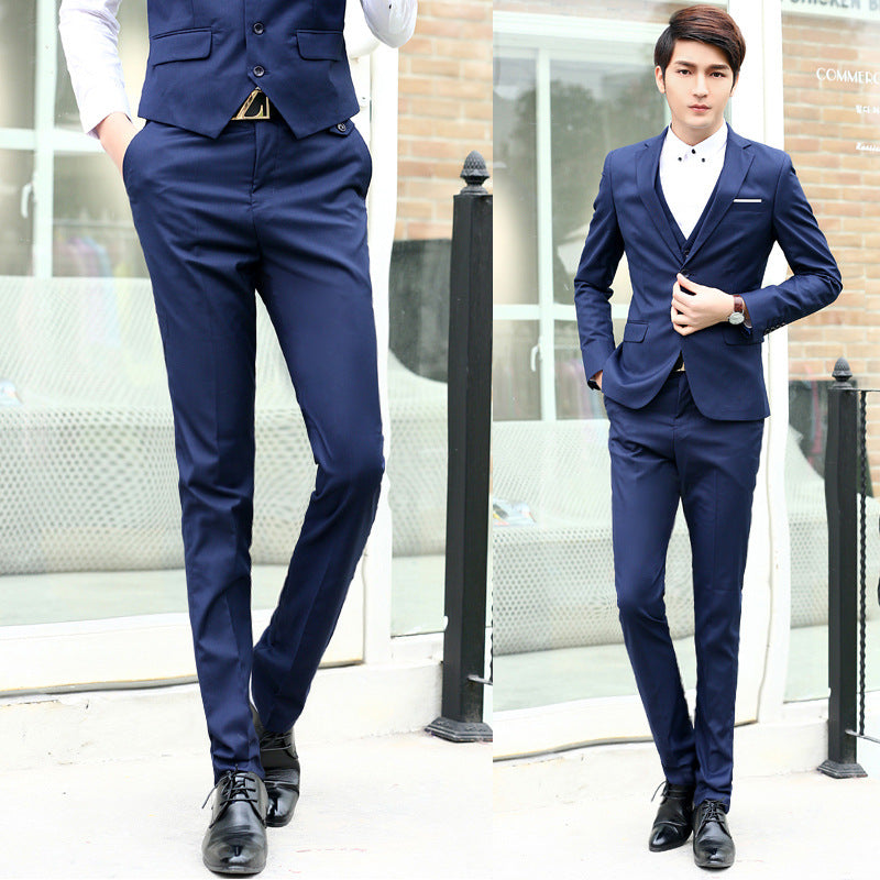 Two-piece Suit Men's Spring And Autumn Slim Fit Suit