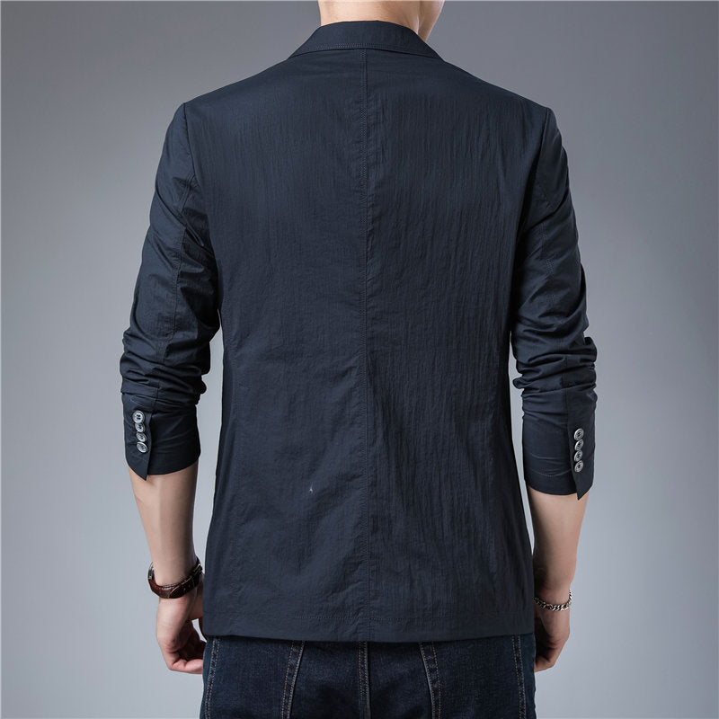 Trendy Small Suit Men's Korean Style Loose Thin Jacket Trend