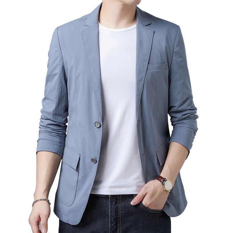 Trendy Small Suit Men's Korean Style Loose Thin Jacket Trend