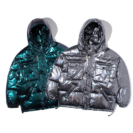 Thickened solid color reflective jacket