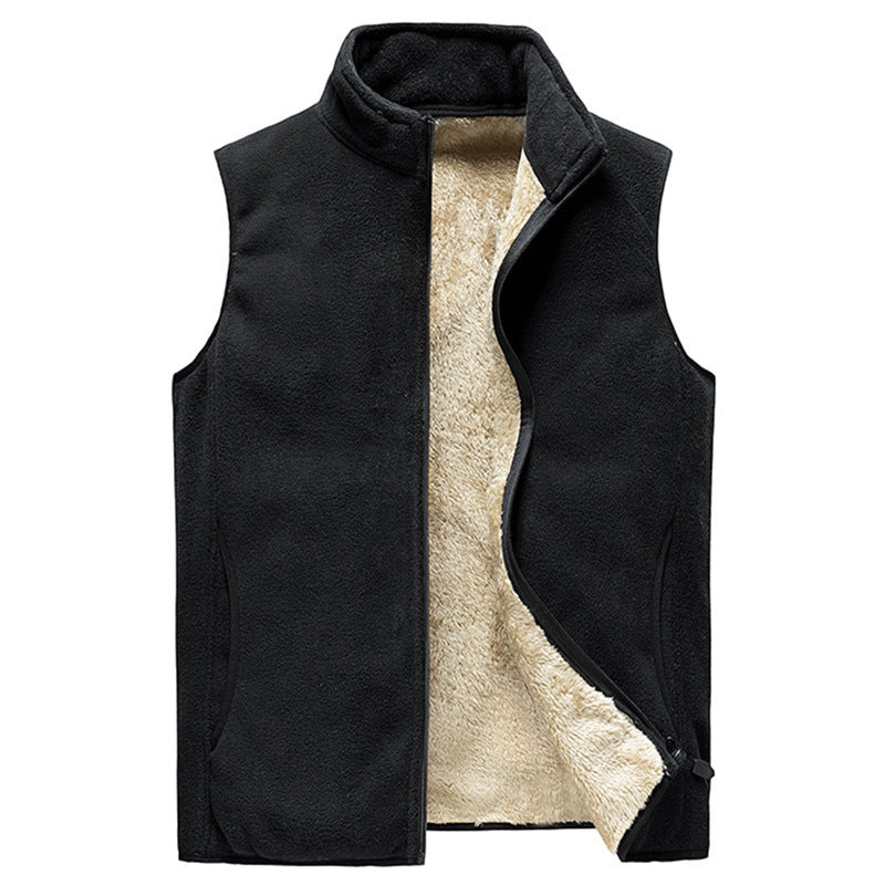 Men's New Autumn And Winter Plus Velvet Vest