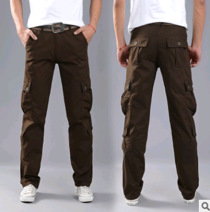 Men's multi-pocket overalls military pants casual trousers sports outdoor men's clothing