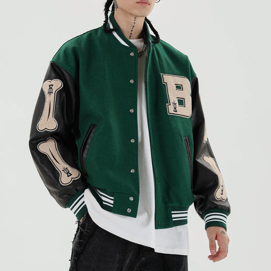 Vintage-Baseballjacke für Herren