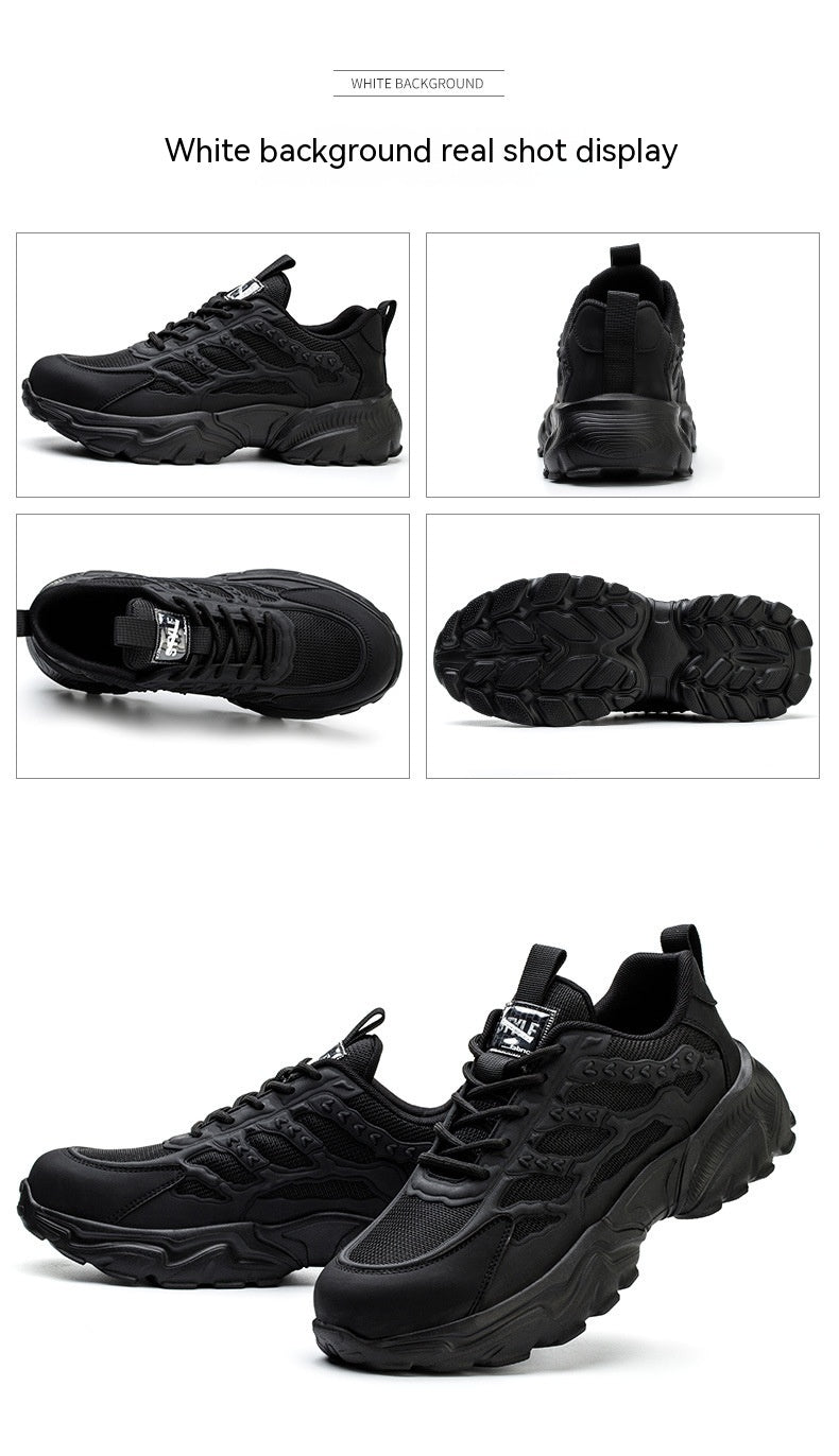 Anti-smashing And Anti-penetration Safety Shoes EVA Outsole Lightweight And Wear-resistant Safety Shoes