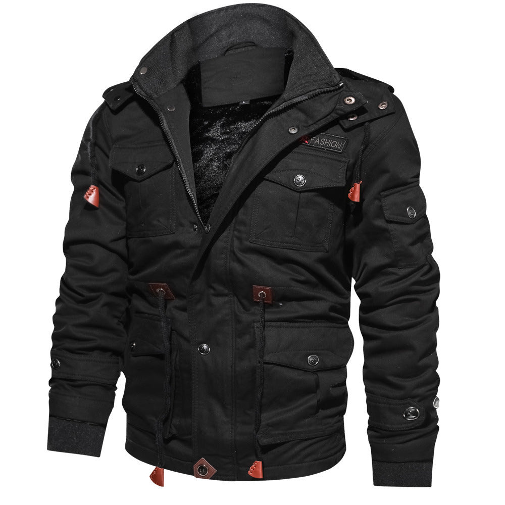 Mountainskin Herren Winter Fleecejacken Warmer Kapuzenmantel Dicke Thermo-Oberbekleidung Männliche Militärjacke Herren Markenkleidung