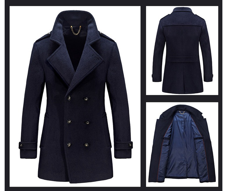 Casual wool coat