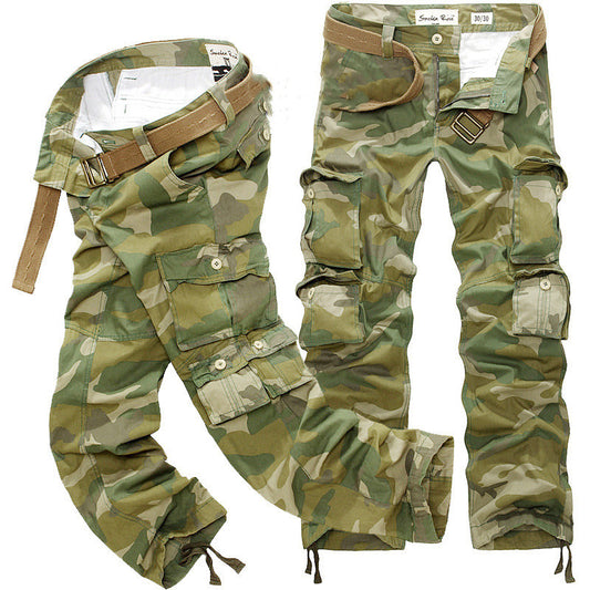 Men's casual camouflage pants