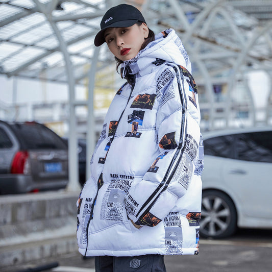 Street hip-hop oversize cotton suits