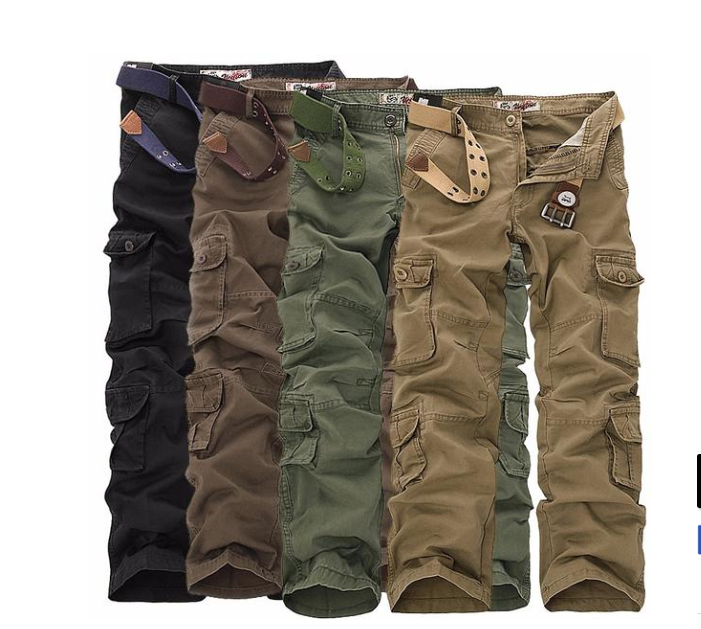 Washing tooling trousers AliExpress men's XL multi-bag casual large size pants