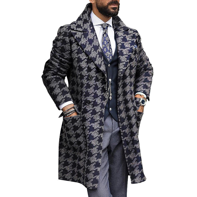 Fashion printed men's coat