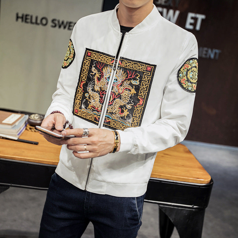 Style jacket robe embroidery