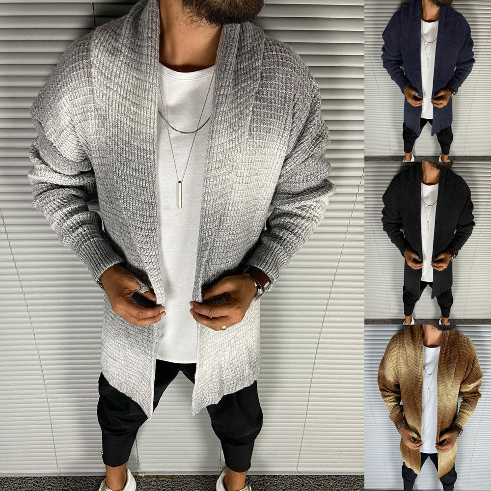 Cardigan Casual Lapel Windbreaker Jacket Sweater