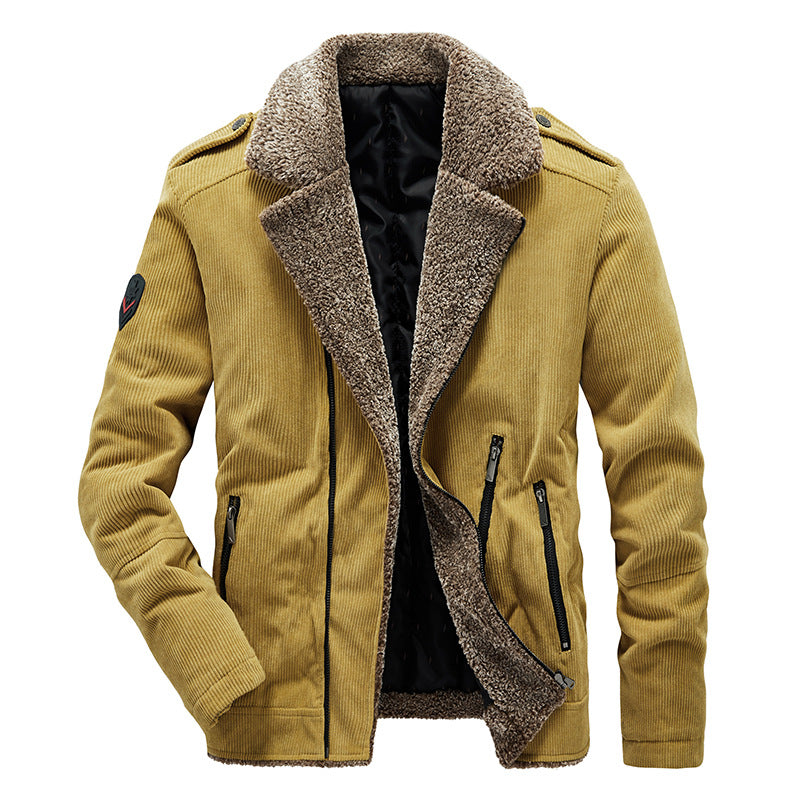 Loose And Thick Men's Cotton Coat