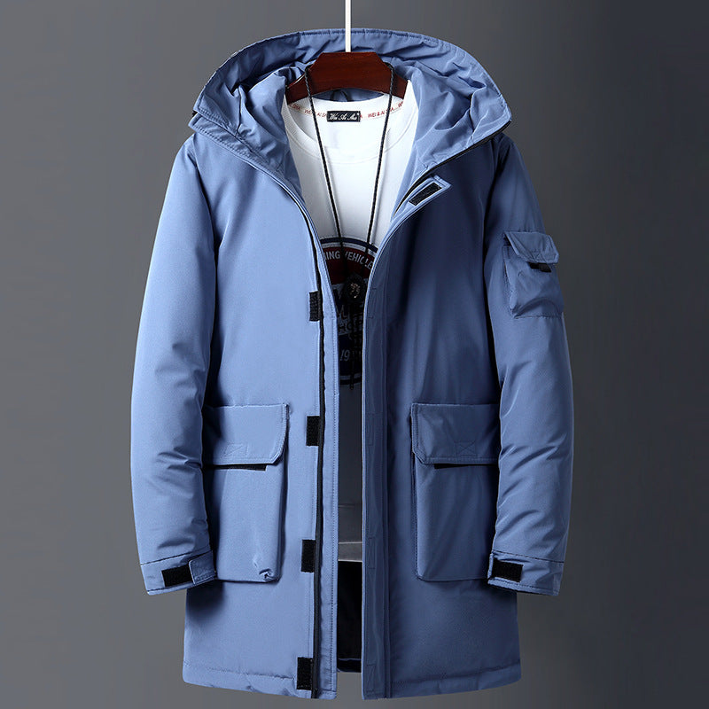 Hooded Warm Down Jacket Male