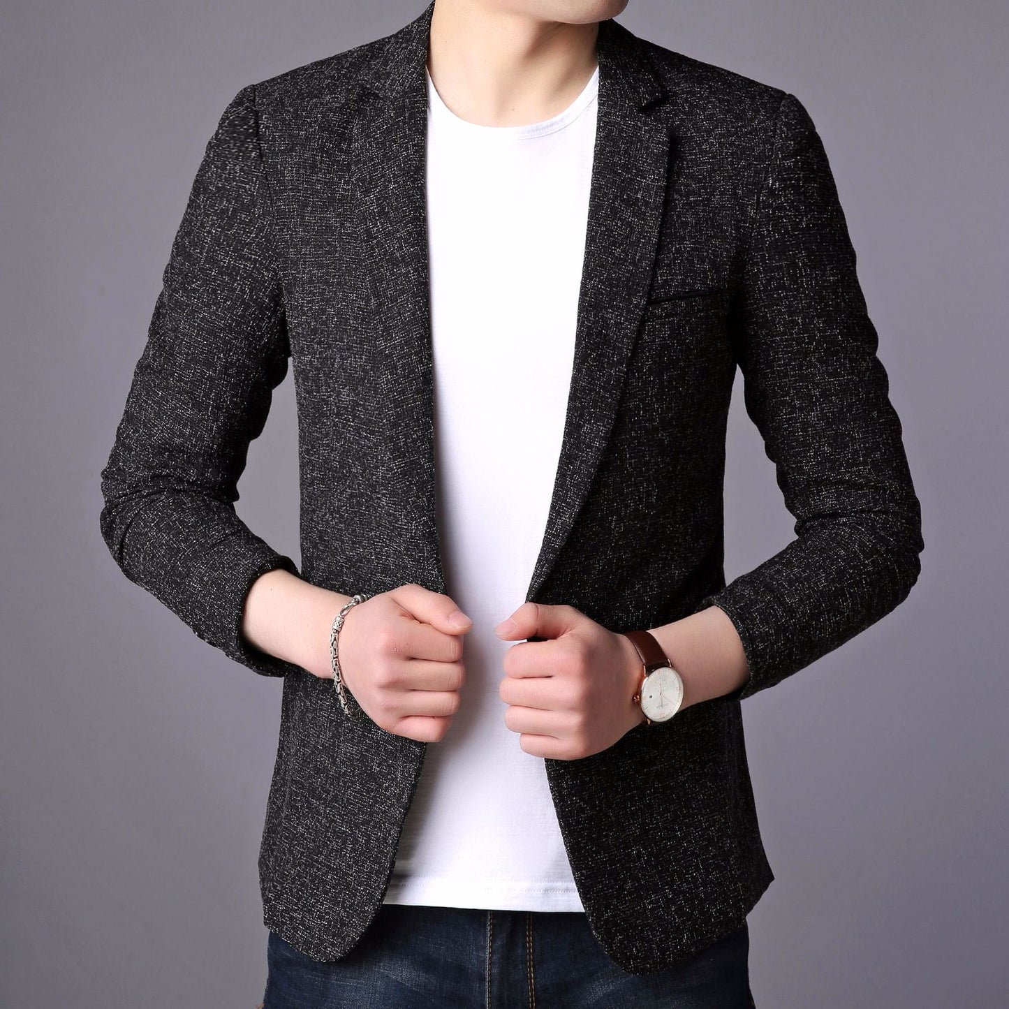 Korean Style Slim One-Piece Suit