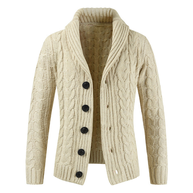 Stylish loose knit cardigan jacket