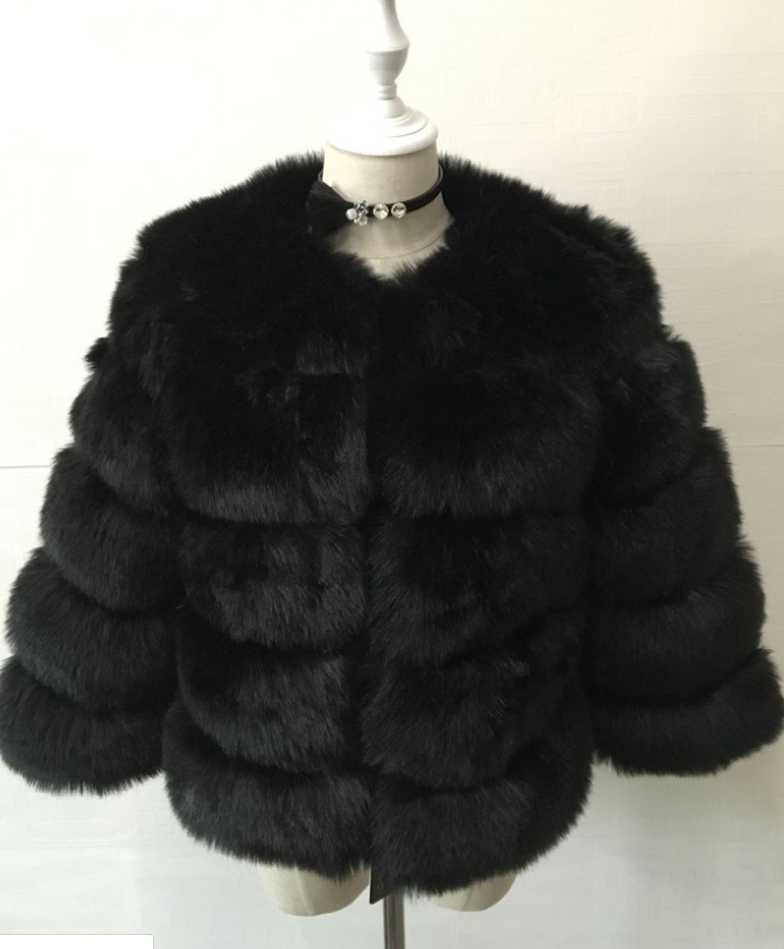 Autumn Coat Women's Long-sleeved Artificial Fur Coat