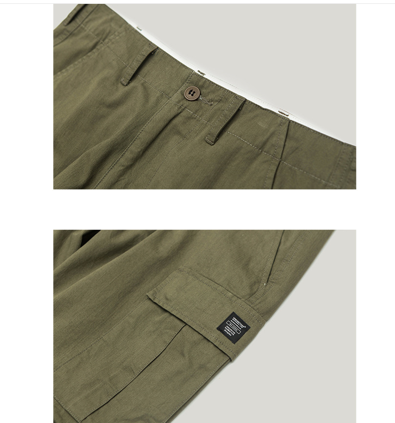 Three-dimensional cut solid color multi-bag overalls
