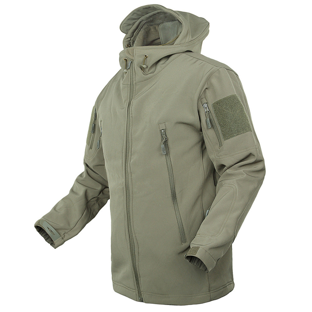 Waterproof soft shell jacket