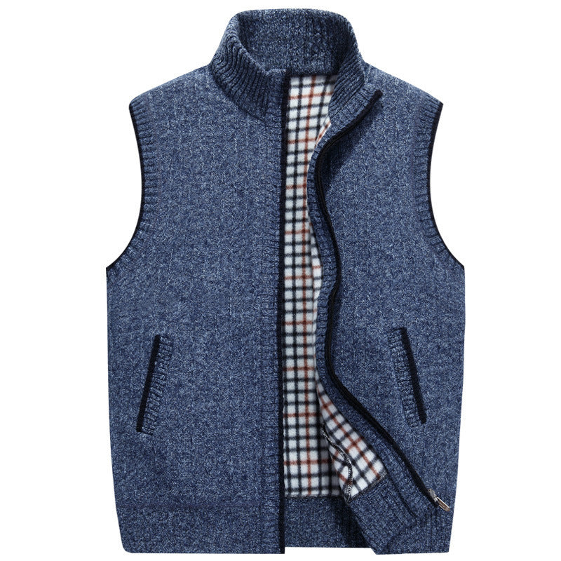 Knitted sweater vest