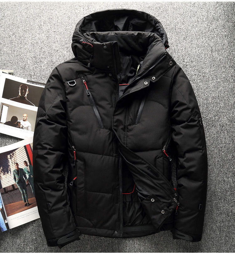 Men's Down Jacket Slim Hoodie