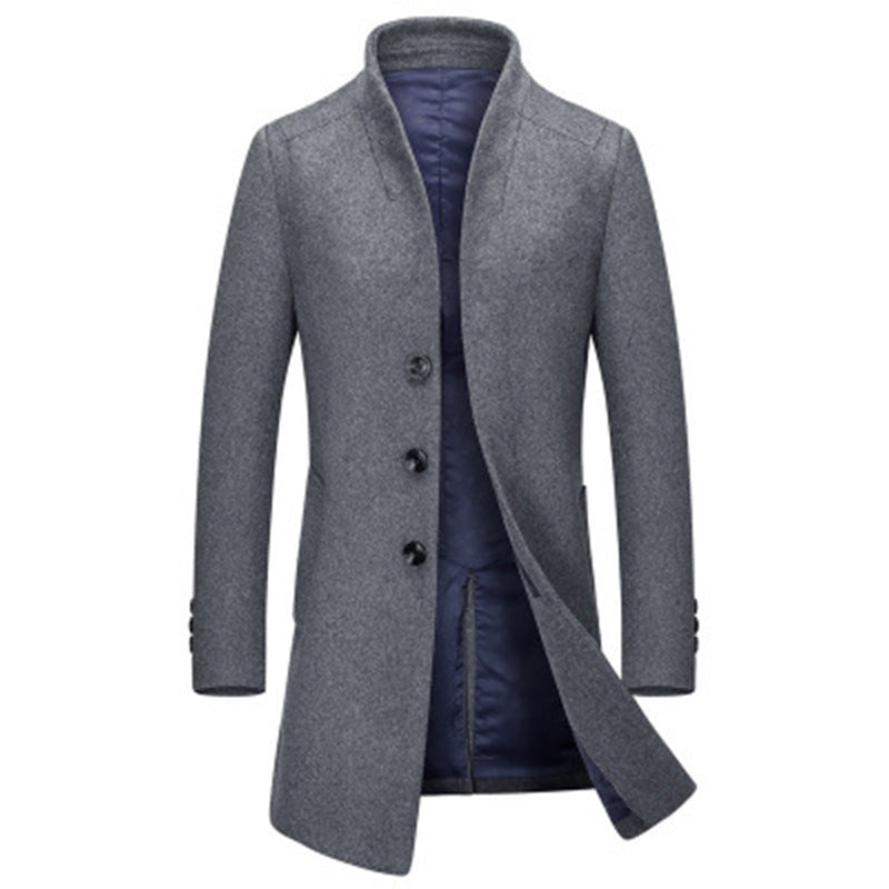 Herren Windjacke plus dicke Wollmantel aus Baumwolle