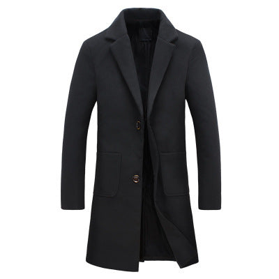 Men's Slim Woolen Coat