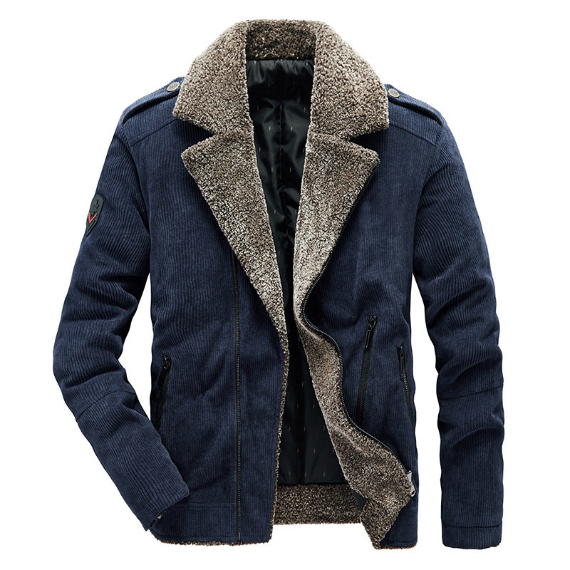 Loose And Thick Men's Cotton Coat