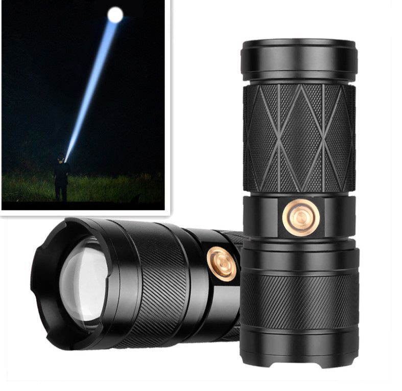 White Laser Long-range Power Torch Aluminum Alloy Zoom