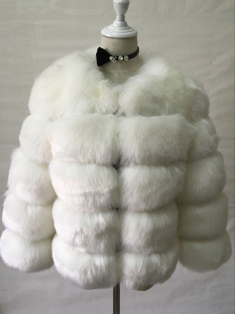 Autumn Coat Women's Long-sleeved Artificial Fur Coat