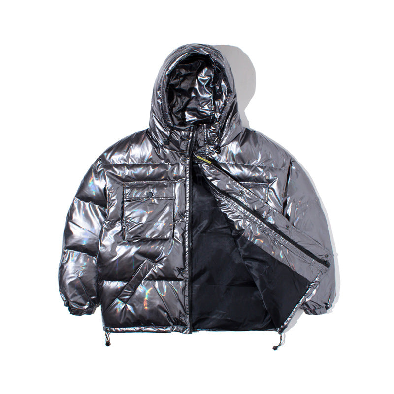 Thickened solid color reflective jacket