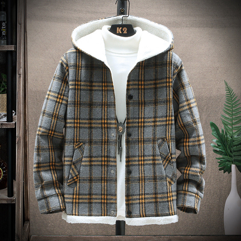 Men's Hooded Thickened Jacket