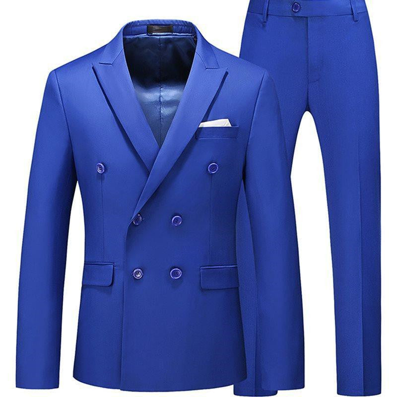 Men two Piece Slim Fit Casual Tuxedo Suit